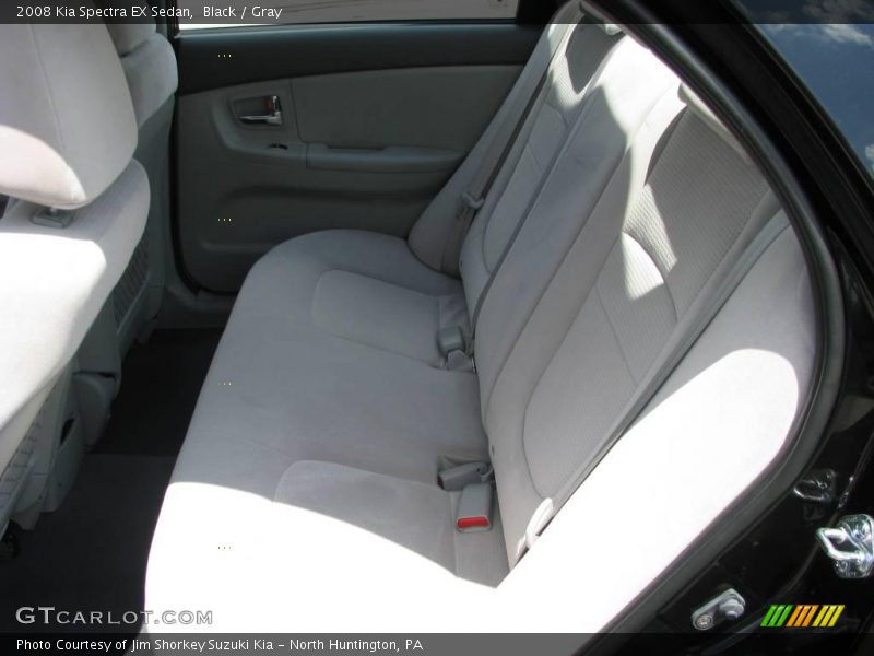 Black / Gray 2008 Kia Spectra EX Sedan