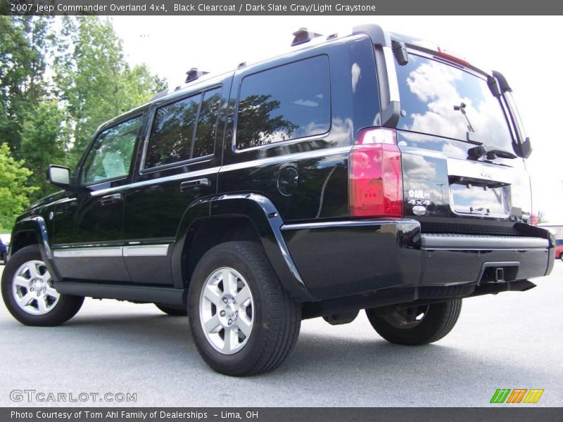 Black Clearcoat / Dark Slate Gray/Light Graystone 2007 Jeep Commander Overland 4x4