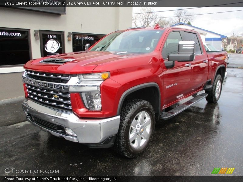Cherry Red Tintcoat / Jet Black 2021 Chevrolet Silverado 3500HD LTZ Crew Cab 4x4