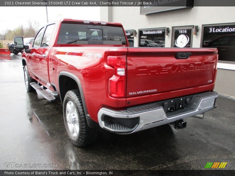 Cherry Red Tintcoat / Jet Black 2021 Chevrolet Silverado 3500HD LTZ Crew Cab 4x4