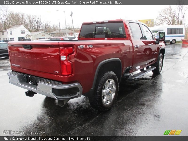 Cherry Red Tintcoat / Jet Black 2021 Chevrolet Silverado 3500HD LTZ Crew Cab 4x4