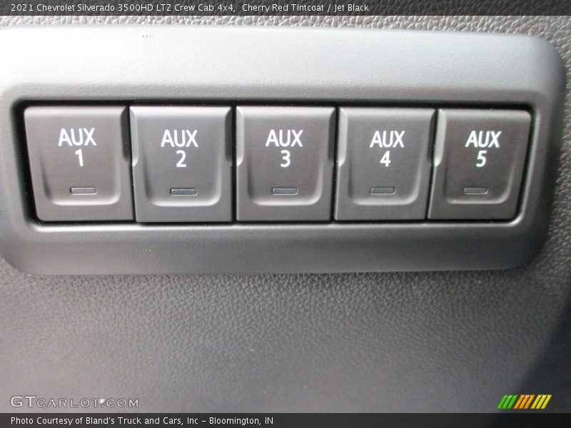 Cherry Red Tintcoat / Jet Black 2021 Chevrolet Silverado 3500HD LTZ Crew Cab 4x4