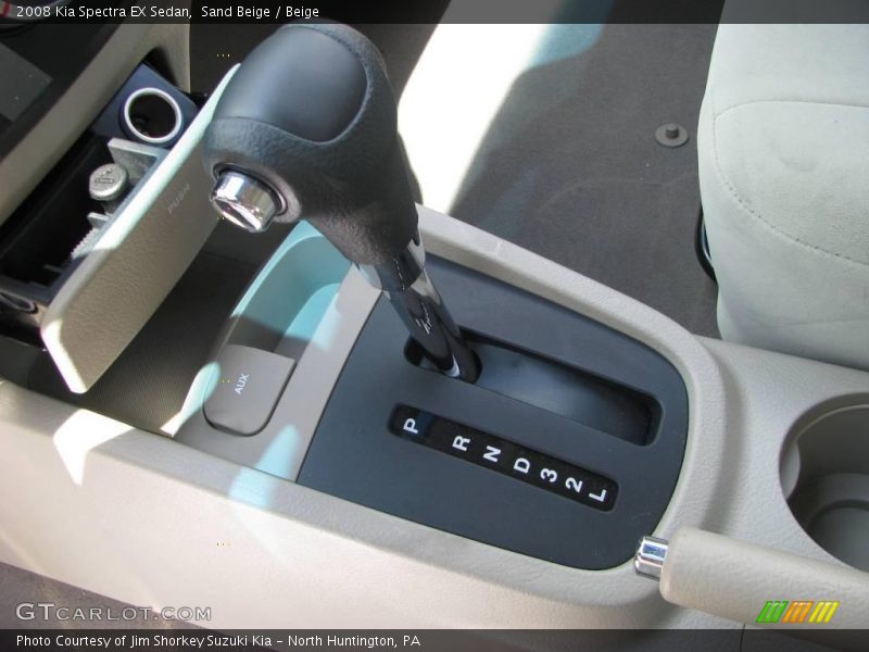 Sand Beige / Beige 2008 Kia Spectra EX Sedan