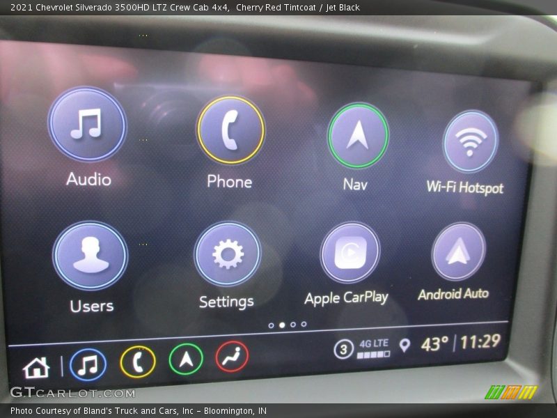 Cherry Red Tintcoat / Jet Black 2021 Chevrolet Silverado 3500HD LTZ Crew Cab 4x4