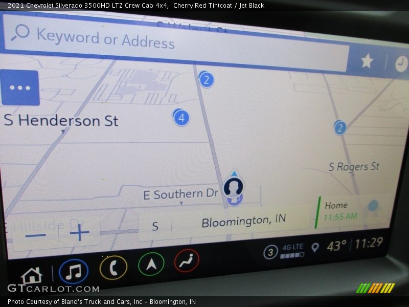 Cherry Red Tintcoat / Jet Black 2021 Chevrolet Silverado 3500HD LTZ Crew Cab 4x4