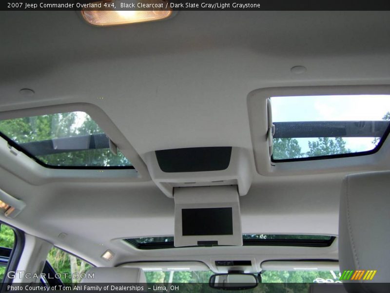 Black Clearcoat / Dark Slate Gray/Light Graystone 2007 Jeep Commander Overland 4x4