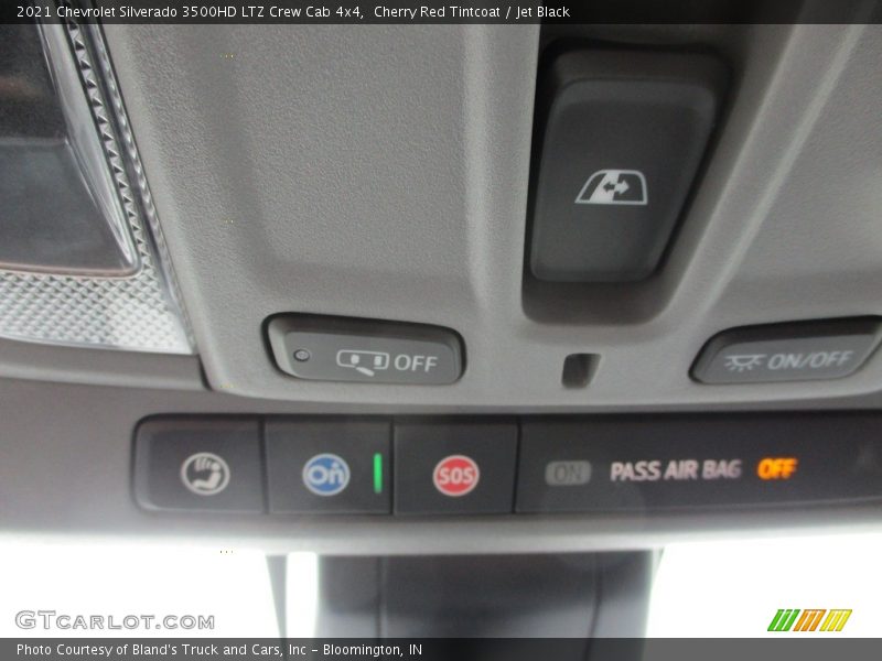 Cherry Red Tintcoat / Jet Black 2021 Chevrolet Silverado 3500HD LTZ Crew Cab 4x4