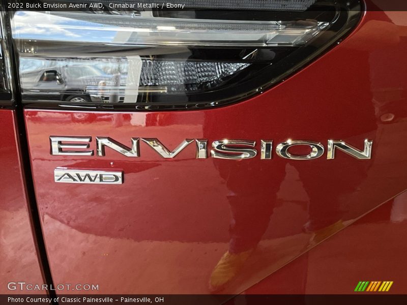 Cinnabar Metallic / Ebony 2022 Buick Envision Avenir AWD