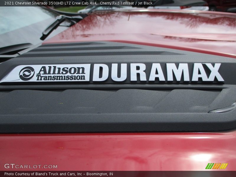Cherry Red Tintcoat / Jet Black 2021 Chevrolet Silverado 3500HD LTZ Crew Cab 4x4