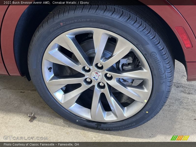 Cinnabar Metallic / Ebony 2022 Buick Envision Avenir AWD