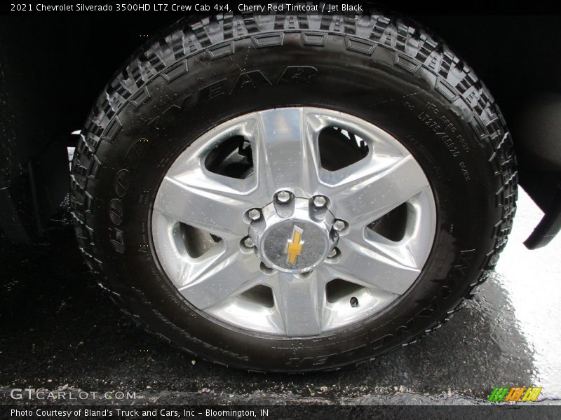 Cherry Red Tintcoat / Jet Black 2021 Chevrolet Silverado 3500HD LTZ Crew Cab 4x4