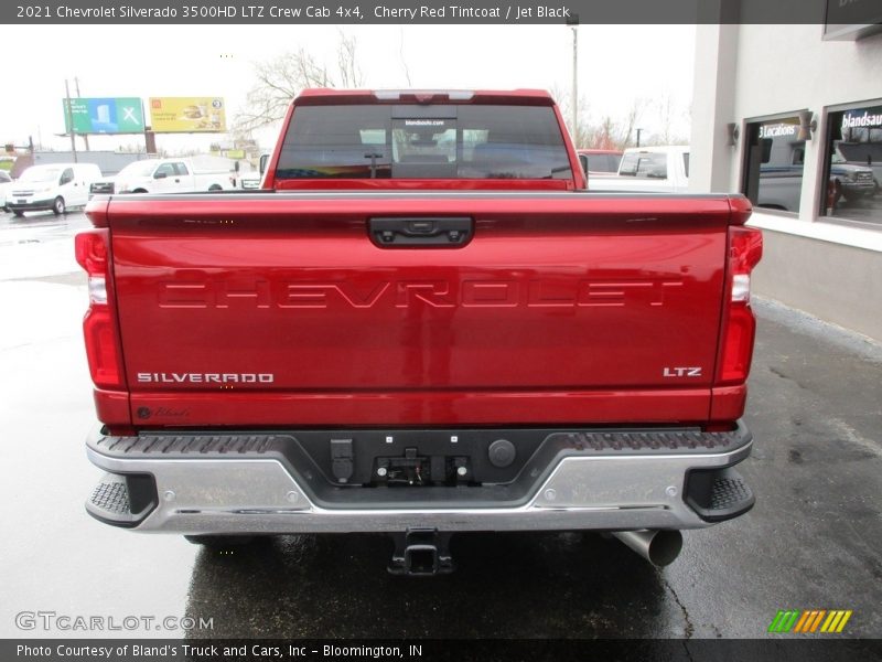 Cherry Red Tintcoat / Jet Black 2021 Chevrolet Silverado 3500HD LTZ Crew Cab 4x4