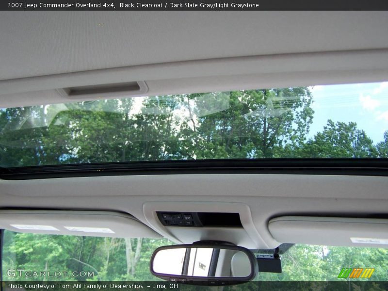 Black Clearcoat / Dark Slate Gray/Light Graystone 2007 Jeep Commander Overland 4x4