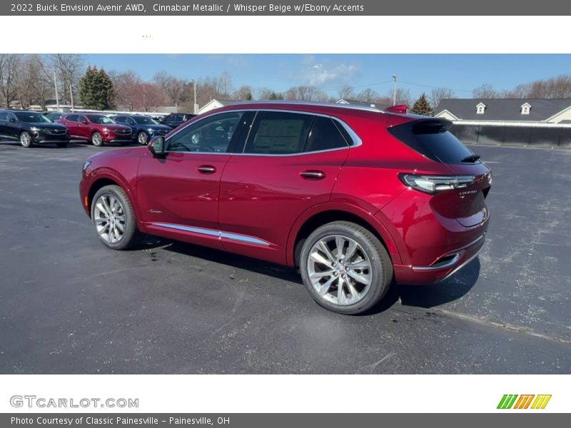 Cinnabar Metallic / Whisper Beige w/Ebony Accents 2022 Buick Envision Avenir AWD