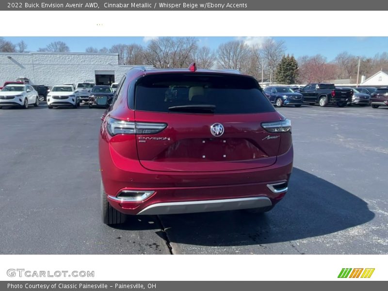 Cinnabar Metallic / Whisper Beige w/Ebony Accents 2022 Buick Envision Avenir AWD