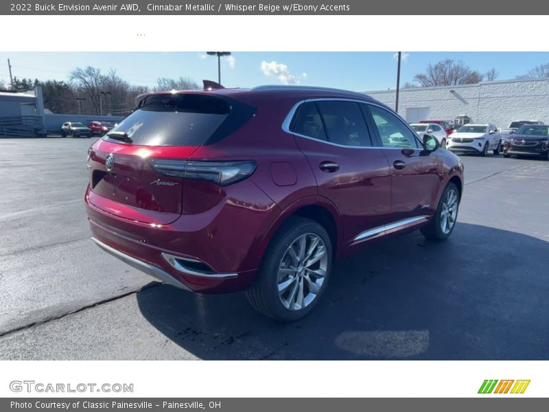 Cinnabar Metallic / Whisper Beige w/Ebony Accents 2022 Buick Envision Avenir AWD