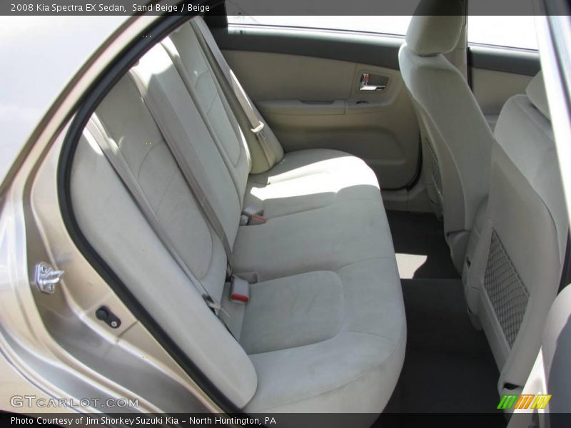 Sand Beige / Beige 2008 Kia Spectra EX Sedan