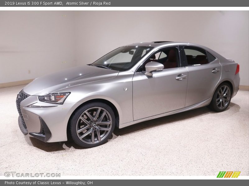 Atomic Silver / Rioja Red 2019 Lexus IS 300 F Sport AWD