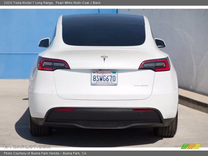 Pearl White Multi-Coat / Black 2020 Tesla Model Y Long Range