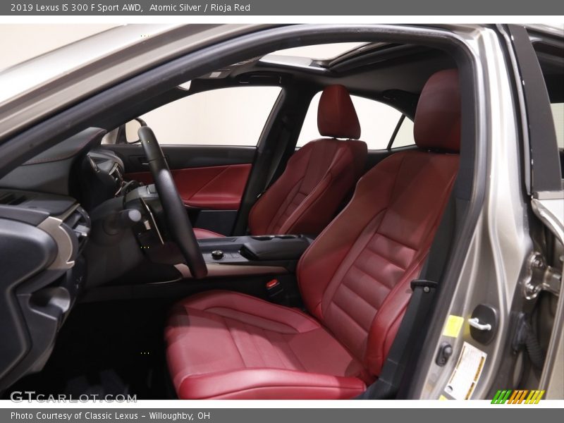 Atomic Silver / Rioja Red 2019 Lexus IS 300 F Sport AWD
