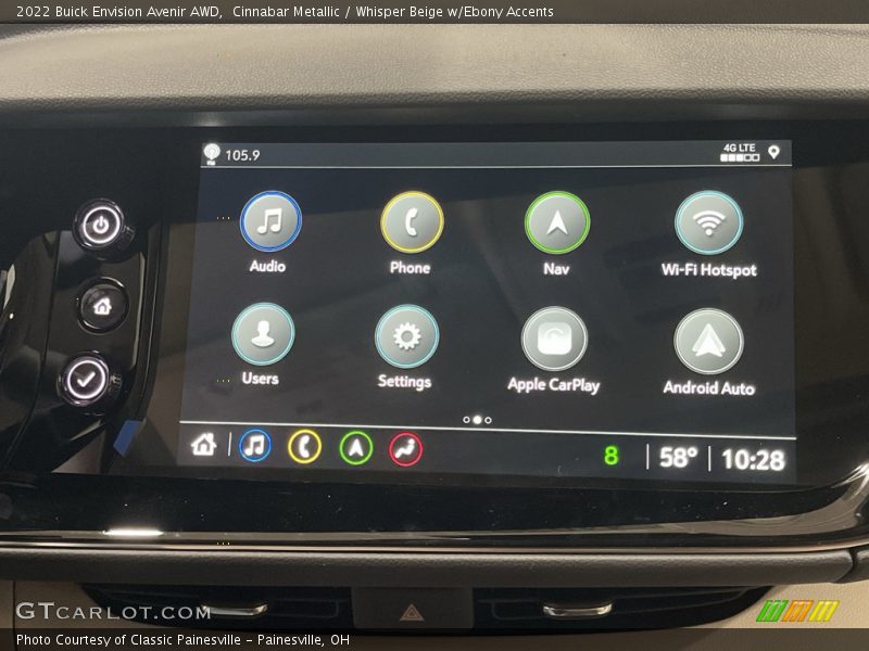 Cinnabar Metallic / Whisper Beige w/Ebony Accents 2022 Buick Envision Avenir AWD