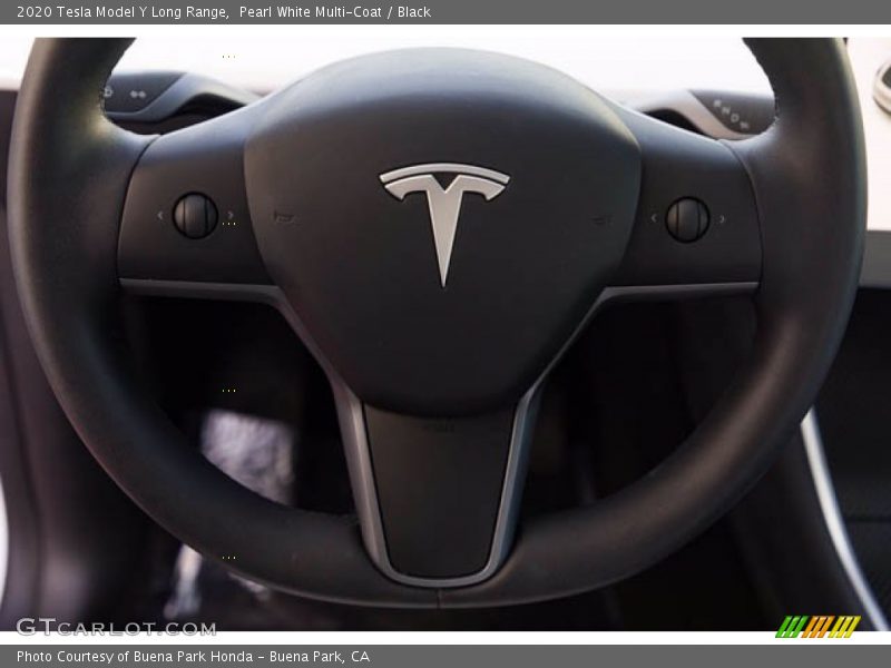 Pearl White Multi-Coat / Black 2020 Tesla Model Y Long Range