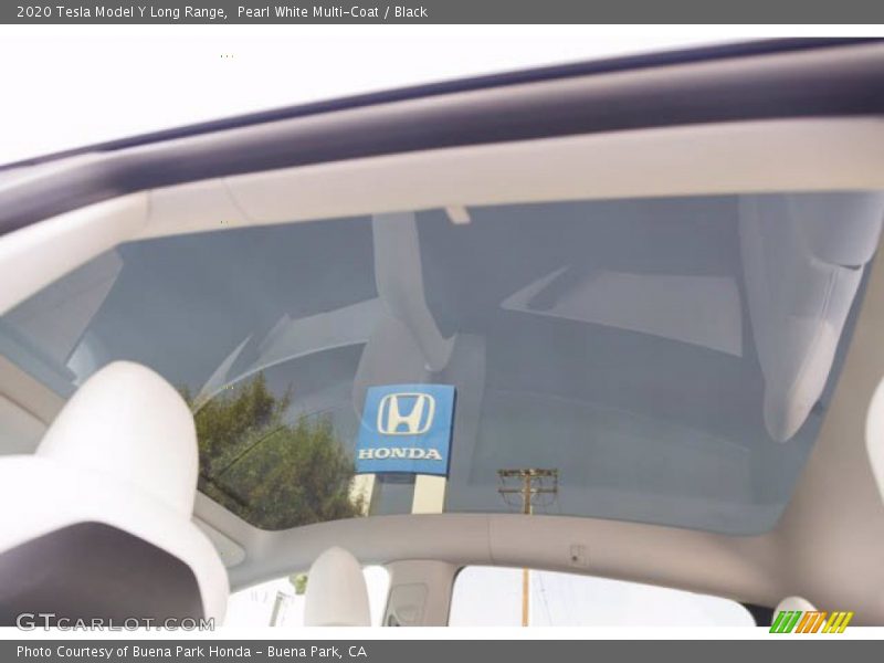 Pearl White Multi-Coat / Black 2020 Tesla Model Y Long Range