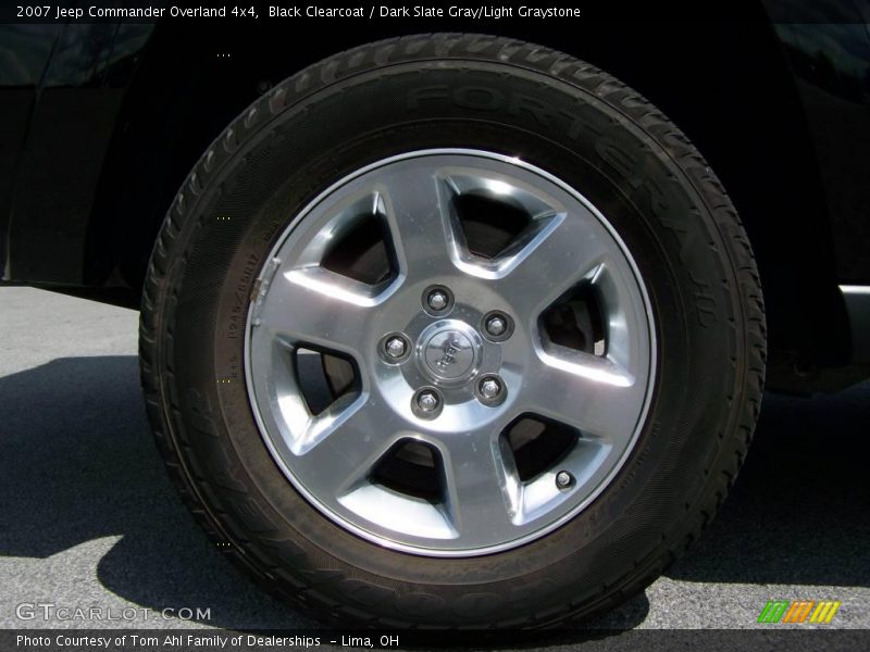 Black Clearcoat / Dark Slate Gray/Light Graystone 2007 Jeep Commander Overland 4x4