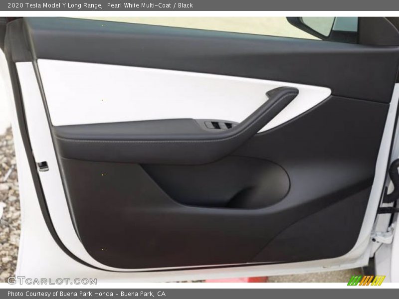 Pearl White Multi-Coat / Black 2020 Tesla Model Y Long Range