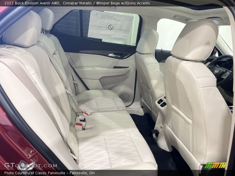 Cinnabar Metallic / Whisper Beige w/Ebony Accents 2022 Buick Envision Avenir AWD