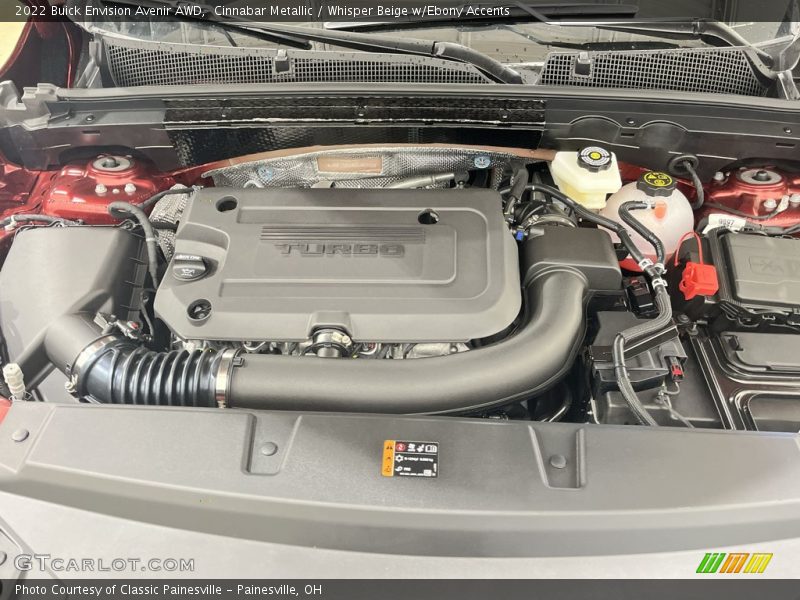 Cinnabar Metallic / Whisper Beige w/Ebony Accents 2022 Buick Envision Avenir AWD