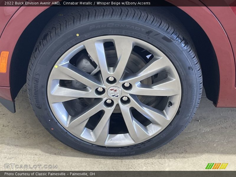 Cinnabar Metallic / Whisper Beige w/Ebony Accents 2022 Buick Envision Avenir AWD
