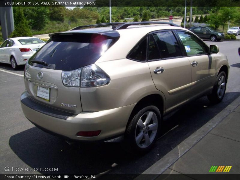 Savannah Metallic / Ivory 2008 Lexus RX 350 AWD