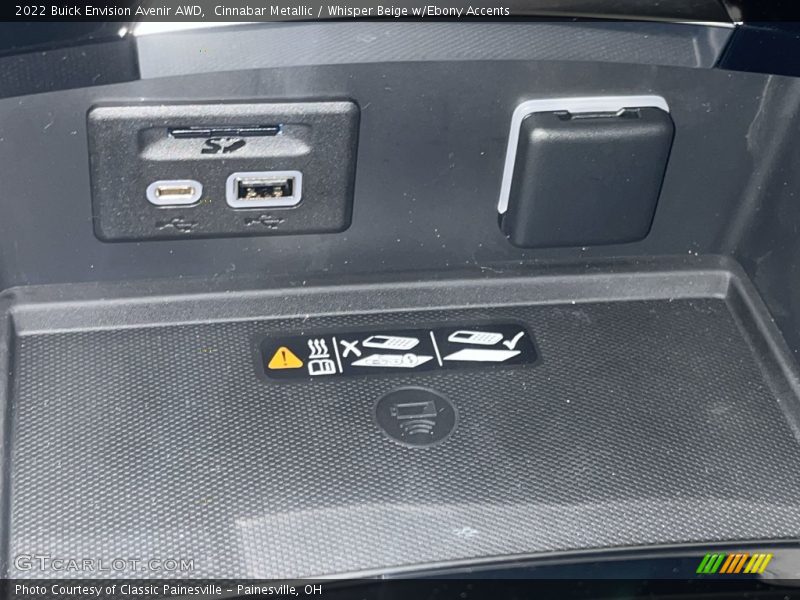 Cinnabar Metallic / Whisper Beige w/Ebony Accents 2022 Buick Envision Avenir AWD