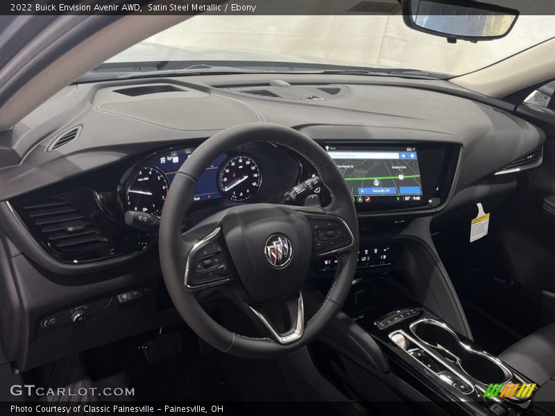 Satin Steel Metallic / Ebony 2022 Buick Envision Avenir AWD