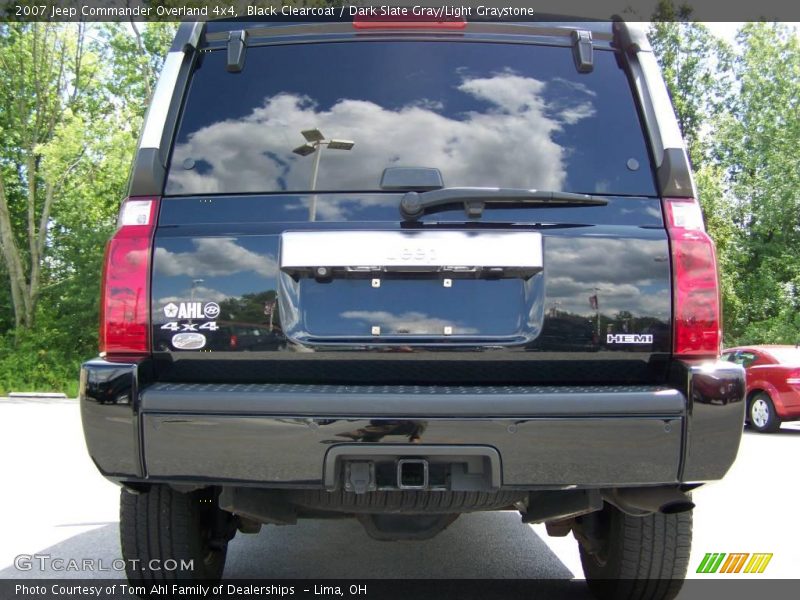 Black Clearcoat / Dark Slate Gray/Light Graystone 2007 Jeep Commander Overland 4x4