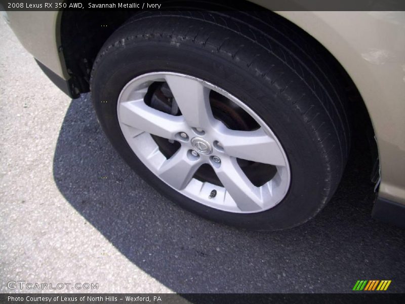 Savannah Metallic / Ivory 2008 Lexus RX 350 AWD