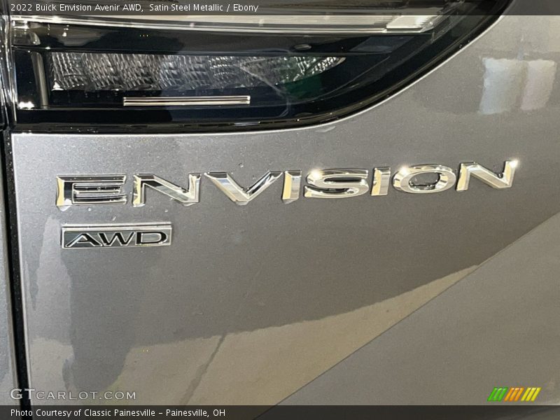 Satin Steel Metallic / Ebony 2022 Buick Envision Avenir AWD