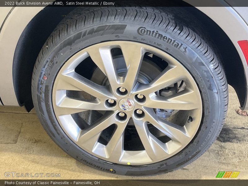 Satin Steel Metallic / Ebony 2022 Buick Envision Avenir AWD