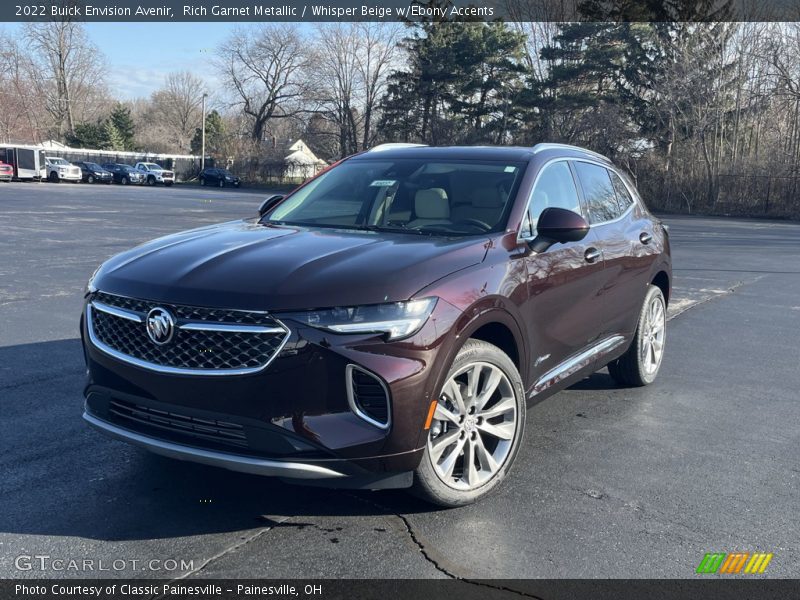 Rich Garnet Metallic / Whisper Beige w/Ebony Accents 2022 Buick Envision Avenir