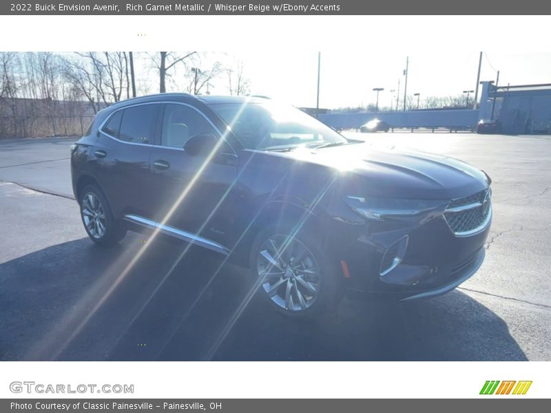 Rich Garnet Metallic / Whisper Beige w/Ebony Accents 2022 Buick Envision Avenir