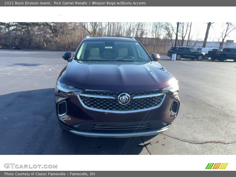 Rich Garnet Metallic / Whisper Beige w/Ebony Accents 2022 Buick Envision Avenir