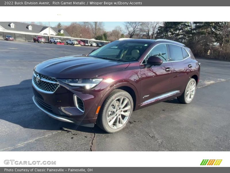 Rich Garnet Metallic / Whisper Beige w/Ebony Accents 2022 Buick Envision Avenir
