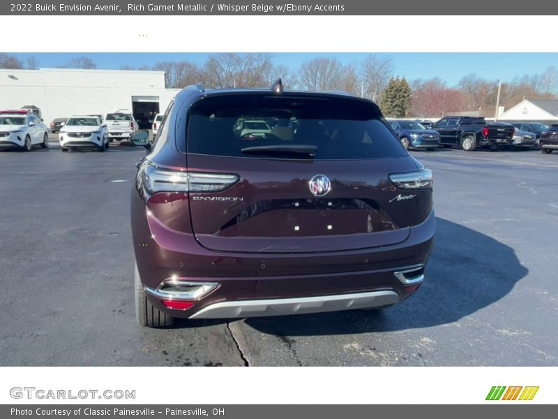 Rich Garnet Metallic / Whisper Beige w/Ebony Accents 2022 Buick Envision Avenir