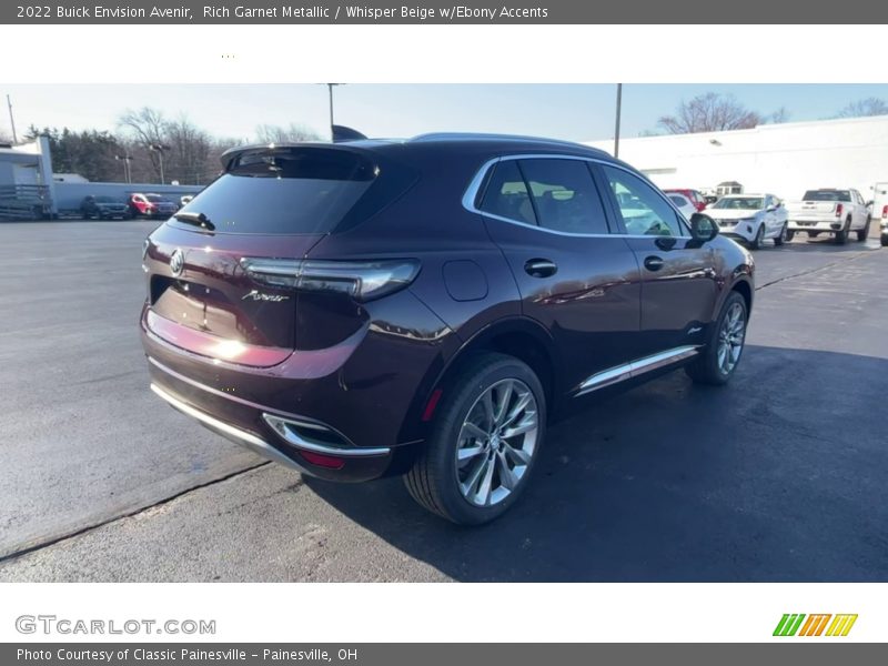 Rich Garnet Metallic / Whisper Beige w/Ebony Accents 2022 Buick Envision Avenir