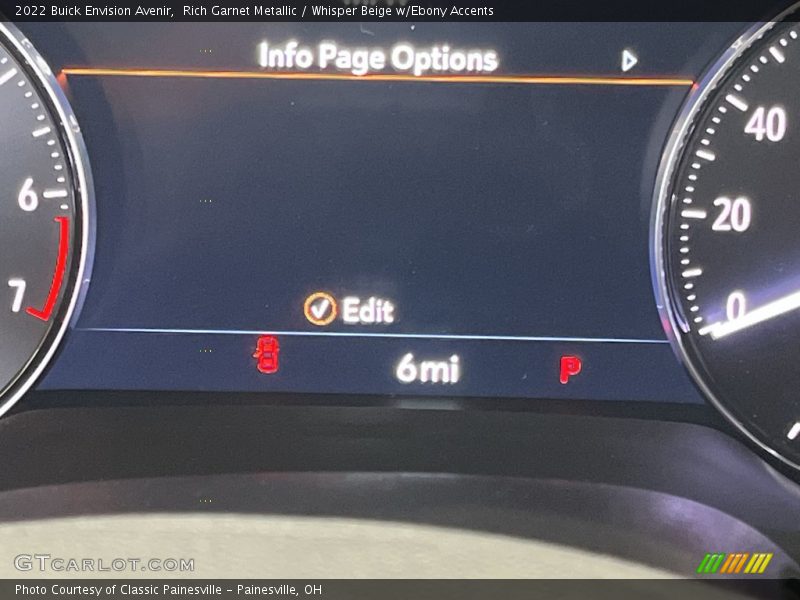 Rich Garnet Metallic / Whisper Beige w/Ebony Accents 2022 Buick Envision Avenir