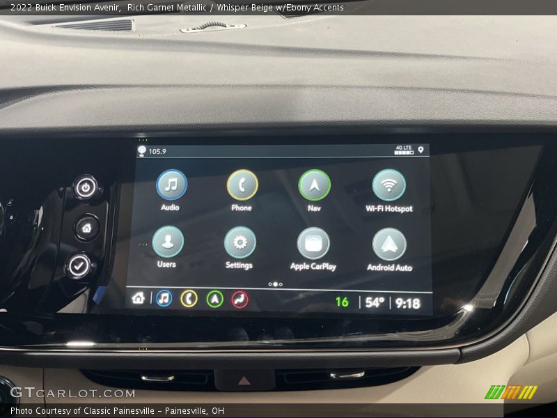 Rich Garnet Metallic / Whisper Beige w/Ebony Accents 2022 Buick Envision Avenir