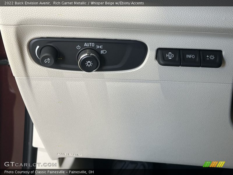 Rich Garnet Metallic / Whisper Beige w/Ebony Accents 2022 Buick Envision Avenir