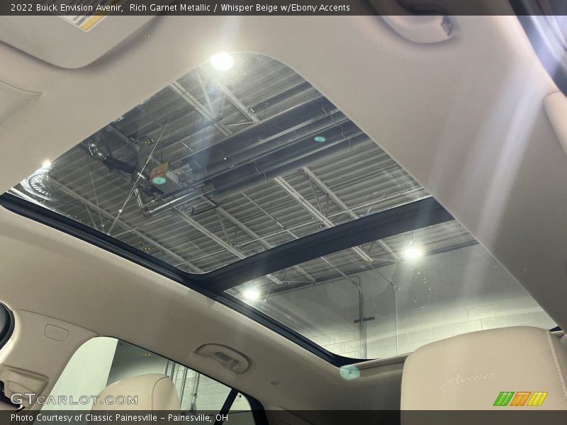 Rich Garnet Metallic / Whisper Beige w/Ebony Accents 2022 Buick Envision Avenir