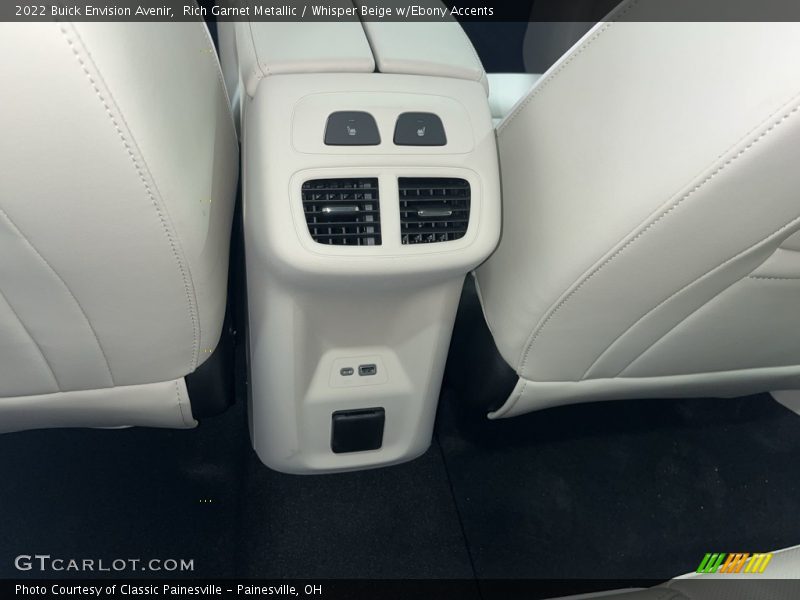 Rich Garnet Metallic / Whisper Beige w/Ebony Accents 2022 Buick Envision Avenir